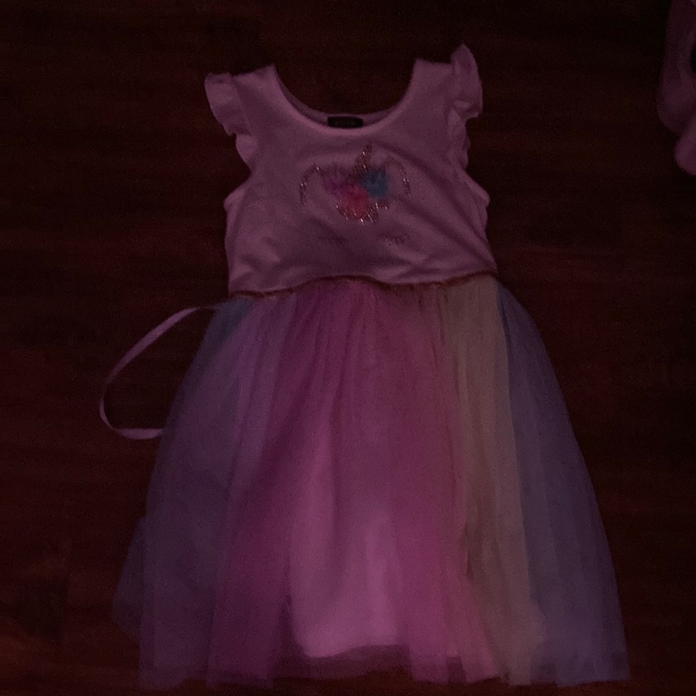Cute unicorn rainbow dress